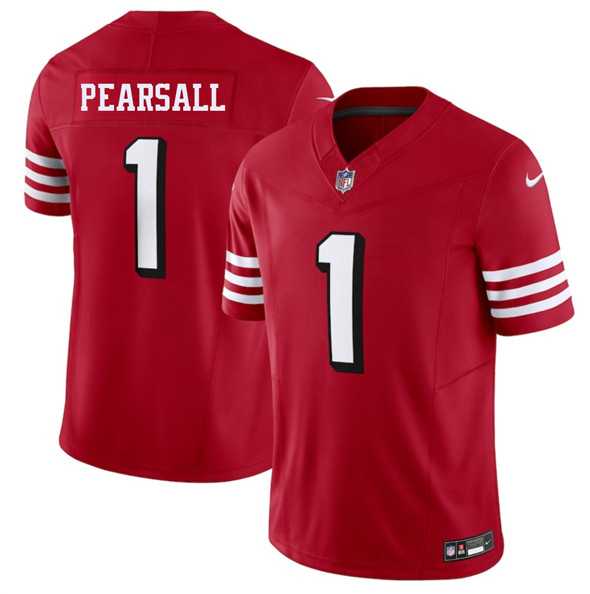 Men & Women & Youth San Francisco 49ers #1 Ricky Pearsall New Red 2025 F.U.S.E. Vapor Untouchable Limited Stitched Jersey,We sell and wholesale Men & Women & Youth San Francisco 49ers #1 Ricky Pearsall New Red 2025 F.U.S.E. Vapor Untouchable Limited Stitched Jersey on line form chian!